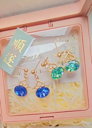 螺钿耳钉