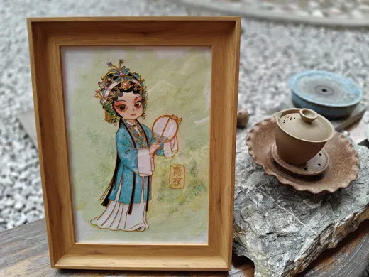国风青衣桌面画